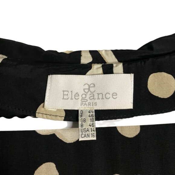 Elegance Paris Vintage Women's Polka Dot/Hearts Print Dress - Picture 5 of 8